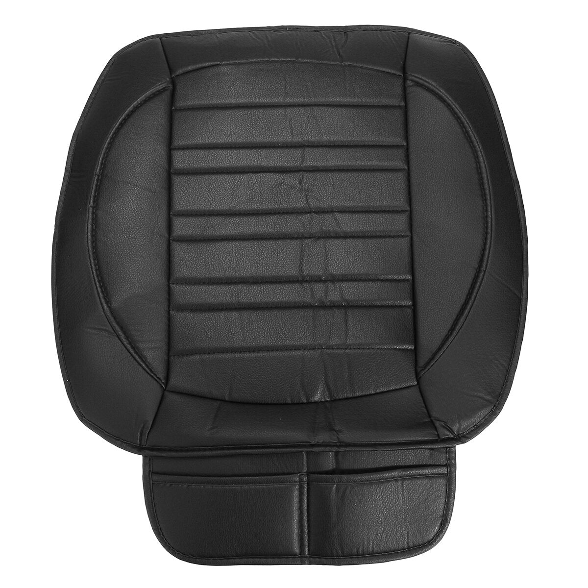 Waterproof PU Car Front Racing Seat Cover Cushion Pad with Rope - Padded Mat