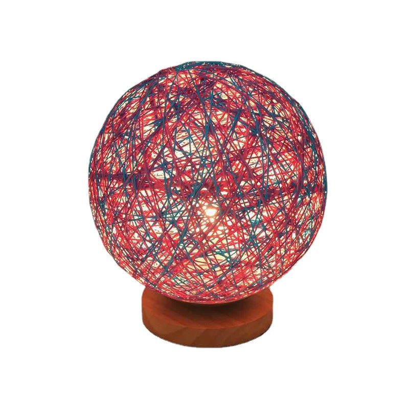 Ball Night Light Table Lamp - Bedside Bedroom Decor & Valentine Gift