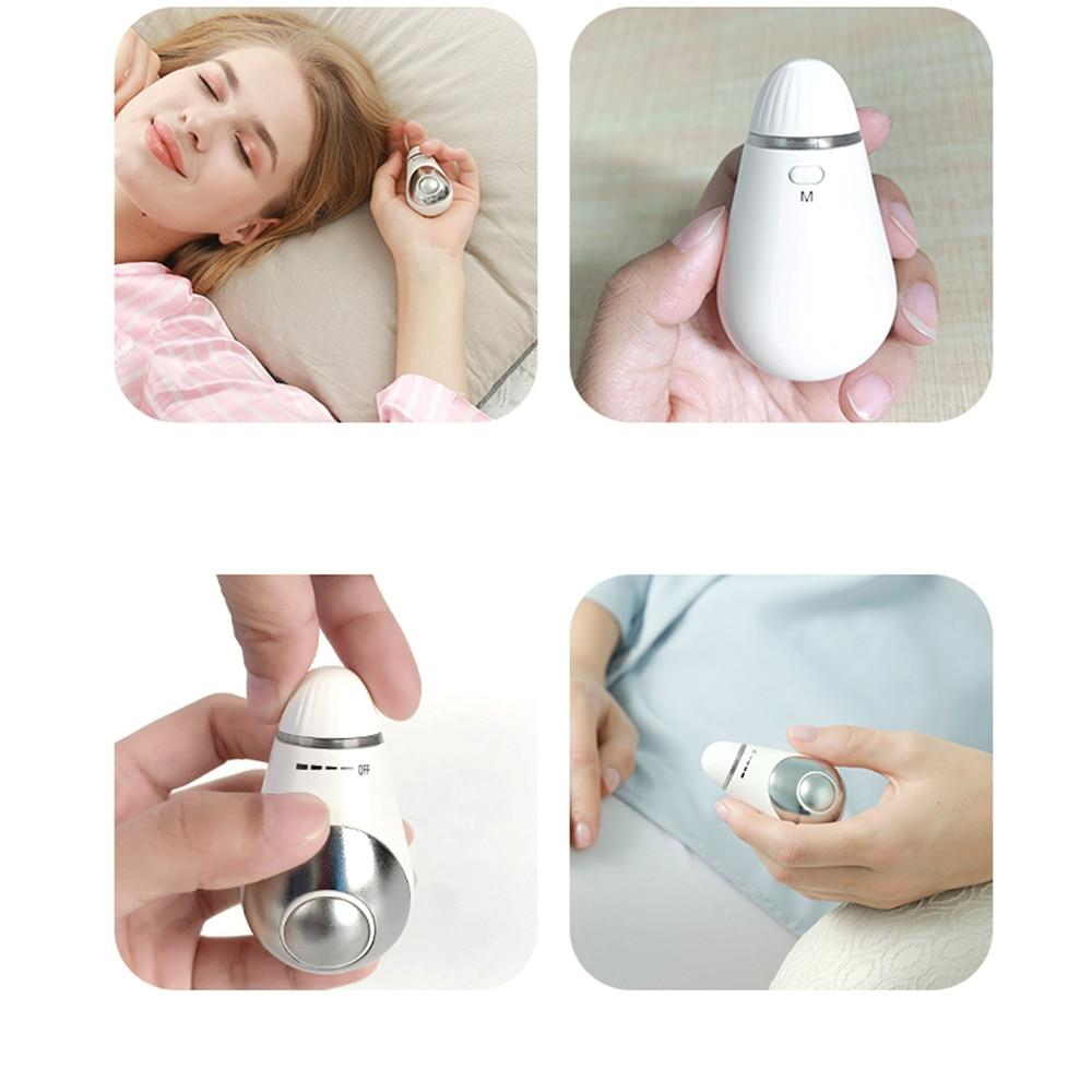 USB Charging Microcurrent Sleep Aid Instrument - Pressure Relief, Hypnosis Massager, and Relaxation Device