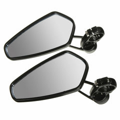 2Pcs 7/8" 22mm Motorcycle Handlebar End Mirrors Aluminum for Triumph Speed Triple Universal Rearview
