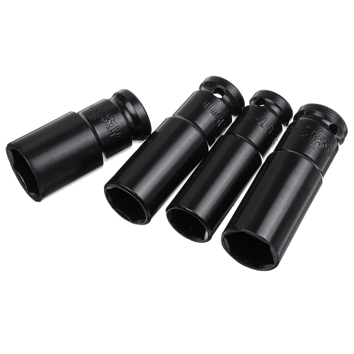 17-22mm Hex Impact Socket Set for Pneumatic & Electric Wrenches - Heavy Duty Tire Sleeve Hand Tool