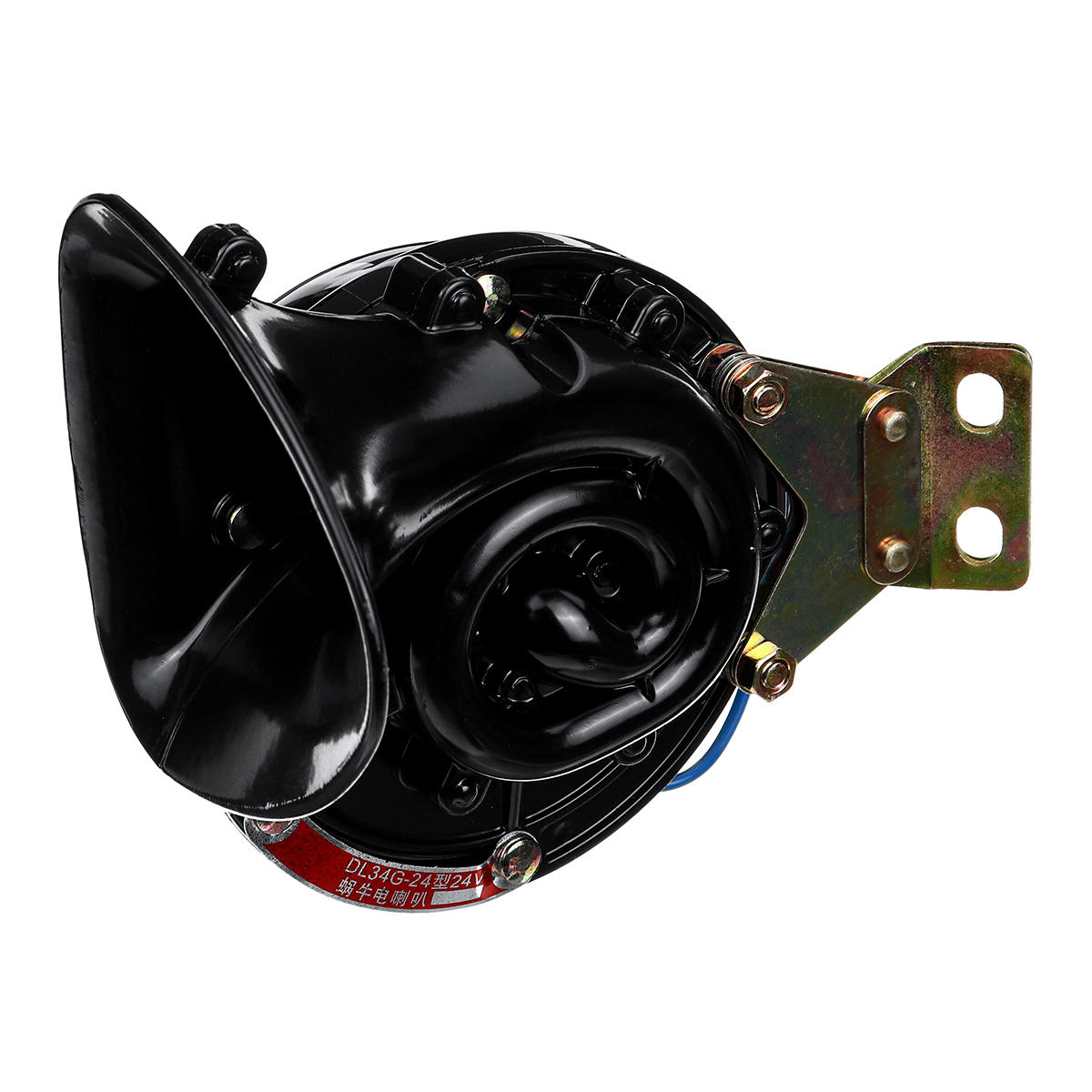 24 V, 250 dB, superlautes elektrisches Bullenhorn – wasserdichtes Metall, universelle Passform