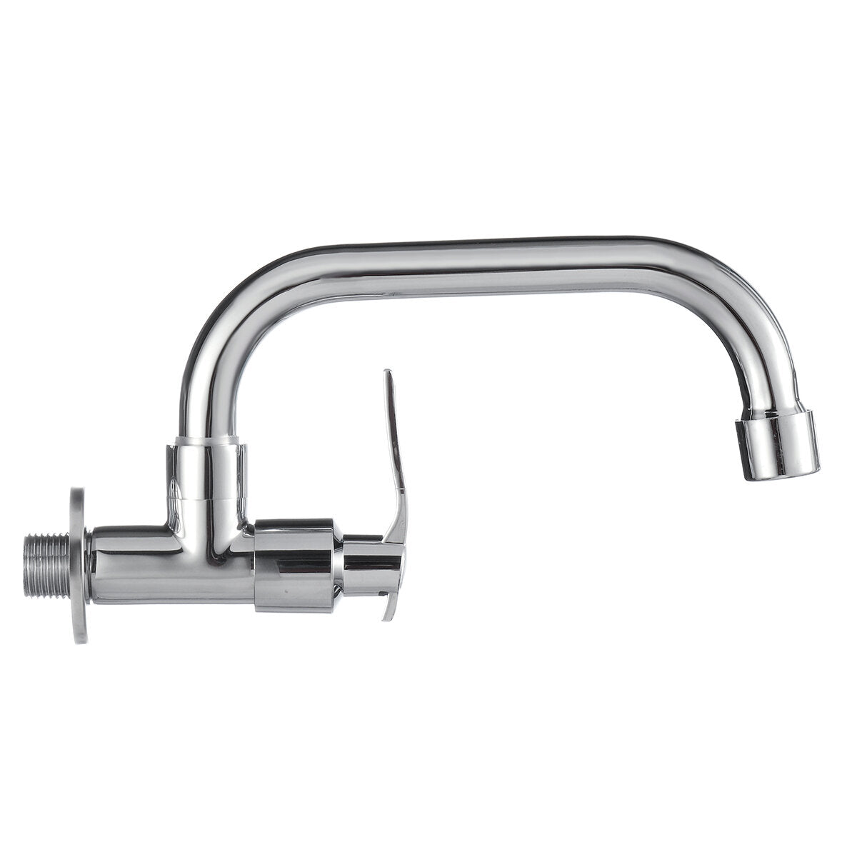 360 Degree Rotating Brass Kitchen Faucet - Single Cold, Short Neck