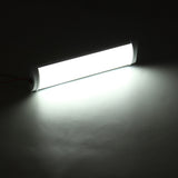 72 LED 3-Row Indoor Ceiling Light with Switch - White Light for 12V/24V Trailer Truck Compartment