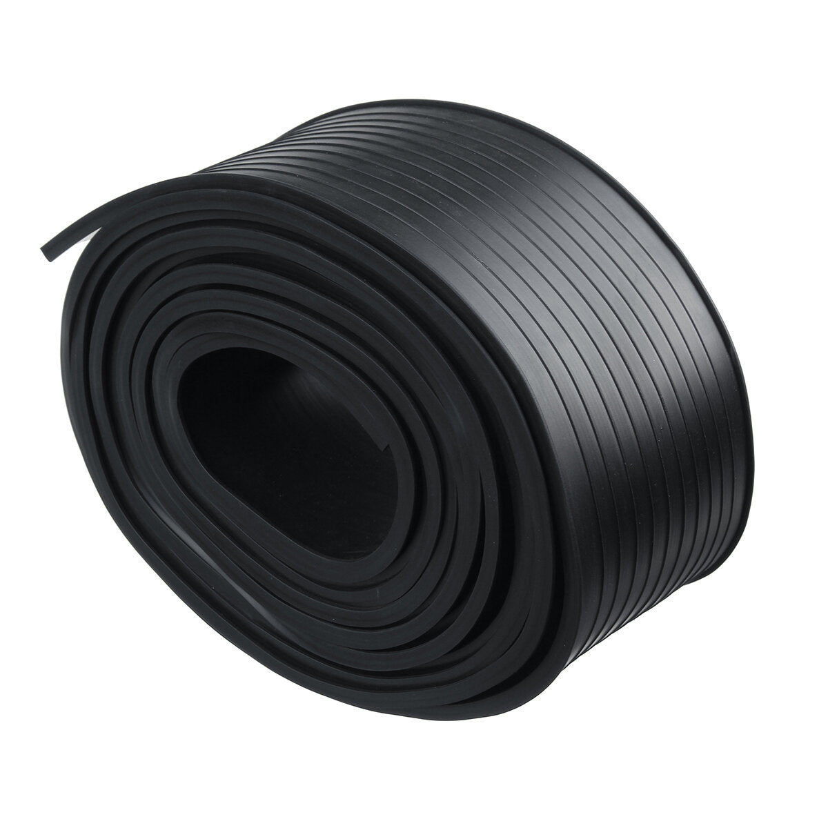 5M Rubber Strip Garage Door Bottom Weather Seal Trim T-End Buffer for 16' Wide Doors - Anti-Collision Damping