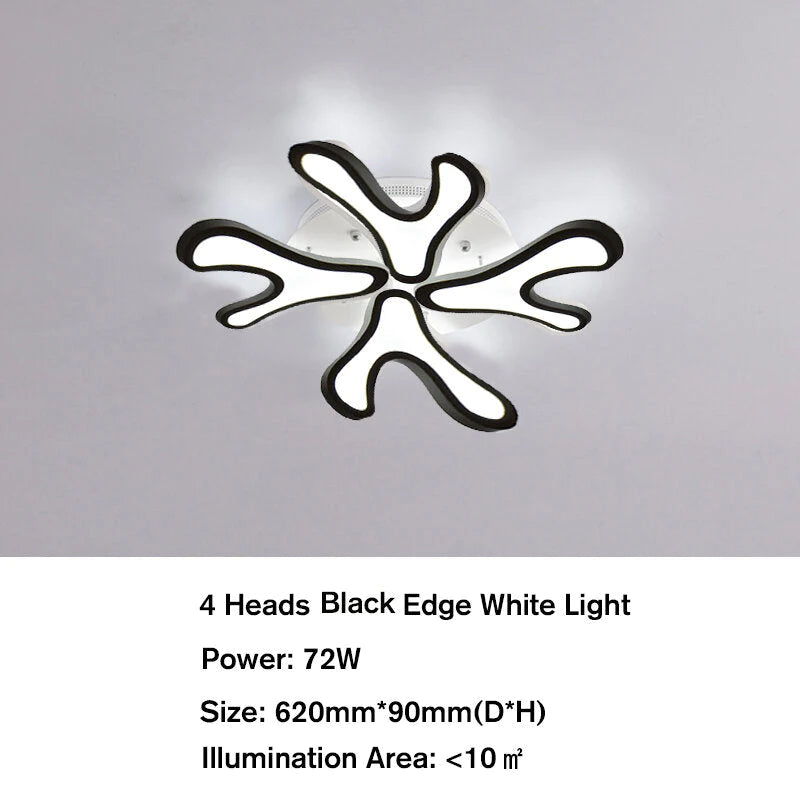 Modern LED Deer Antler Chandelier for Living Room, Dining Room, and Bedroom Ceiling Lighting