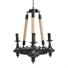 3-Head Iron Chandelier for Living/Dining Room, Ceiling Pendant Light, AC110-220V