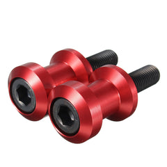 10mm Aluminum CNC Swing Arm Spools Bobbins Sliders for Kawasaki ZX6R & Yamaha FZR400