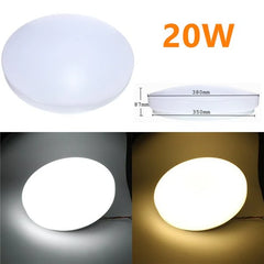 Modern 20W LED Round Ceiling Panel Light for Kitchen and Bathroom