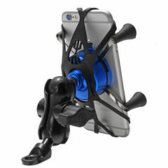 4-6" X-Type Phone GPS Holder for E-Scooters, Motorcycles, Bikes - Aluminum Alloy, Handlebar/Rear View Mirror Mount