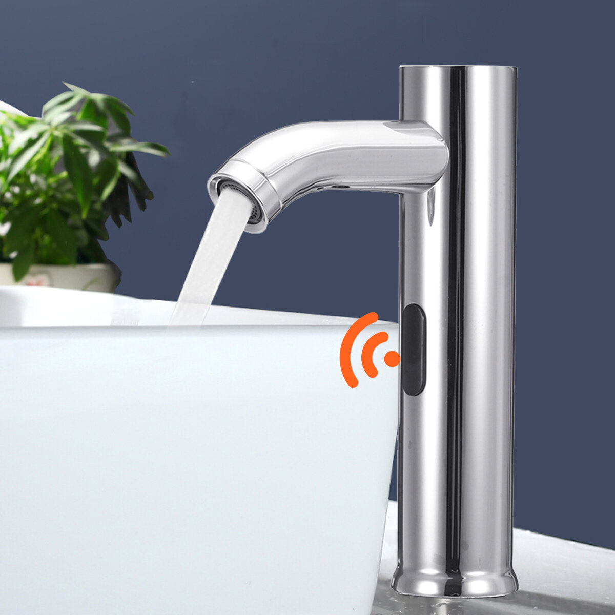 Induction Sensor Stainless Steel Faucet - Single Cold/Hot & Cold Basin Tap