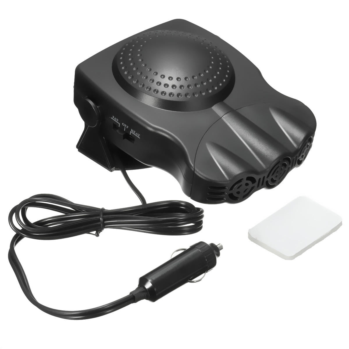 12V 150W 2-in-1 Portable Car Heater & Cool Fan for Windshield Demisting & Defrosting