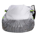 Universal SUV Car Cover - Waterproof, UV Protection, Sun, Rain, Snow Resistant - Outdoor Auto Cover, Silver