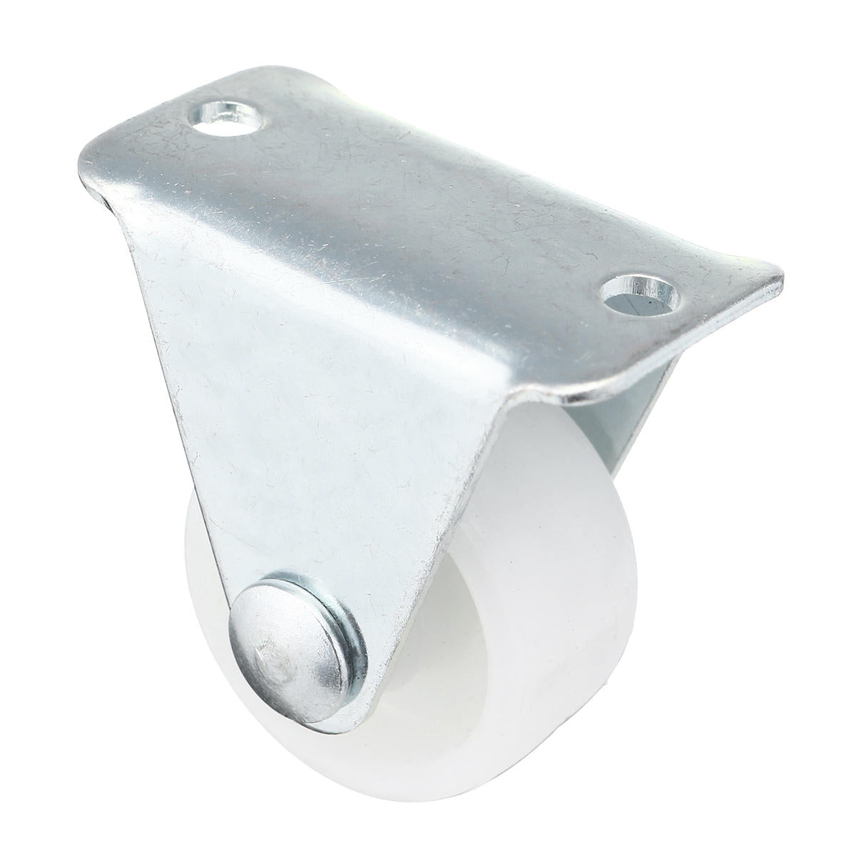 1-Inch Fixed Caster Wheels, PP Top Plate Mounted, 22lbs Capacity