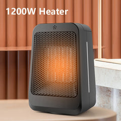 1200W Electric Fan Heater 110/220V with Remote Control - Fast PTC Heating for Home, Desktop, Winter Room Warmer