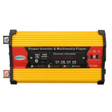 300W Car Inverter Power Supply 12V to 220V/110V DC, Modified Sine Wave, MP3 Music Radio, Bluetooth Function