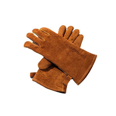Flame Retardant Heat Insulation Leather Gloves for High Temperature Outdoor Camping, Picnic, BBQ