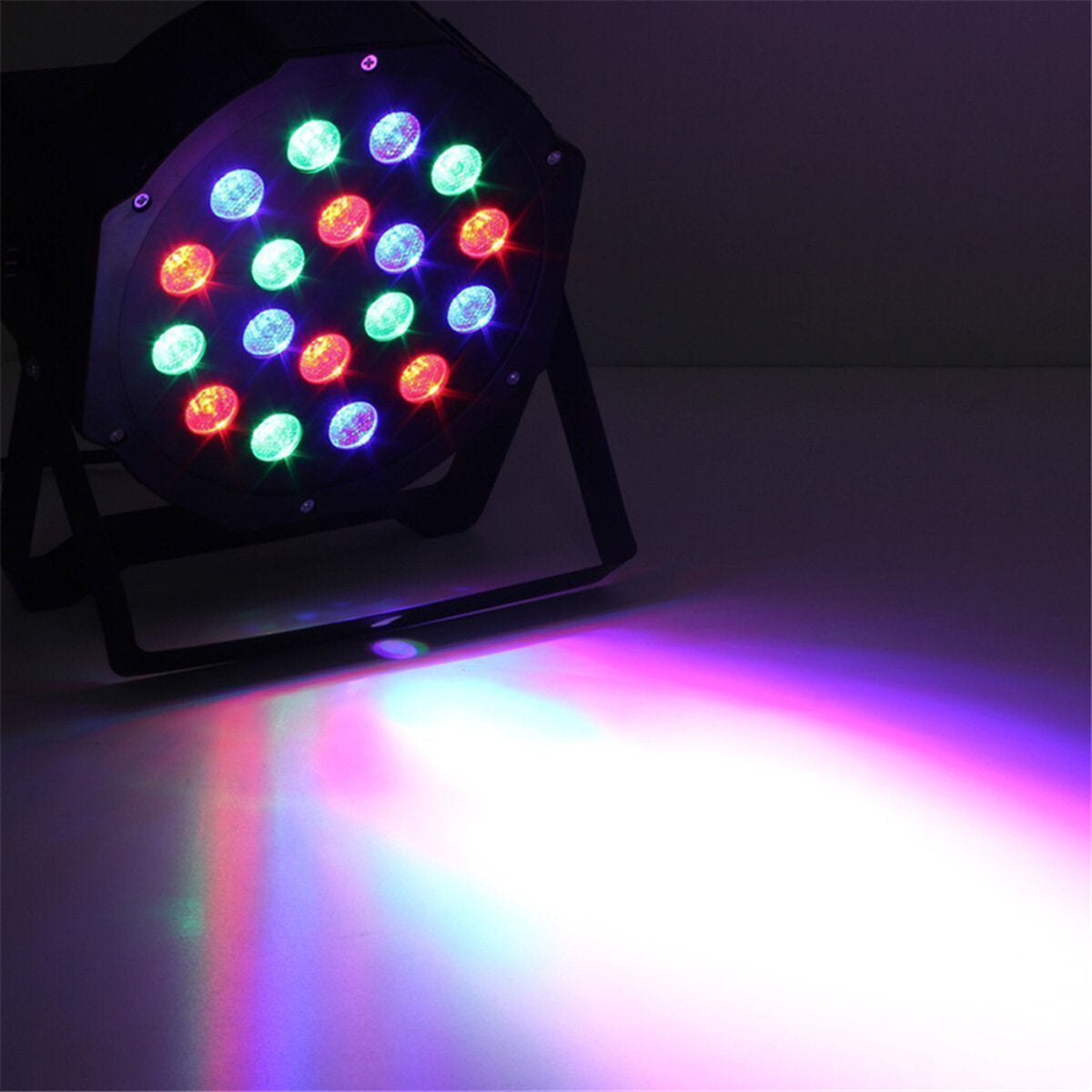 18W DMX-512 RGB LED Par Stage Light for Party DJ Disco KTV Christmas, AC110-220V