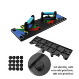 Foldable Multi-functional Push Up Rack Board Abdominal Muscle Exercise Equipment Training Gym Home Workout Board