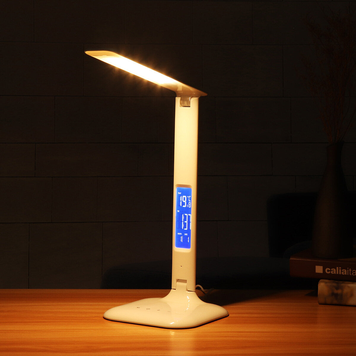 14 LED Desk Lamp with USB Port, Folding Design, Dimmer, and Touch Control for Reading