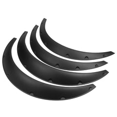 Universal Black Polyurethane Car Mudguard Flares - Flexible & Durable