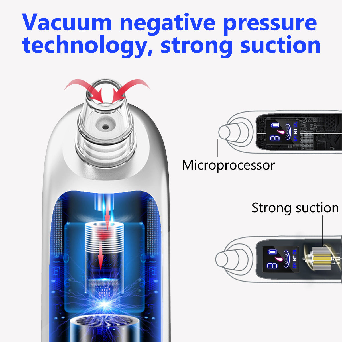 Electric Vacuum Cleaner Face Nose Acne Black Dot Pimple Blackhead Remover