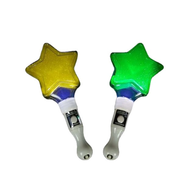 5pcs Star Glowing LED Stick Lights for Christmas Party, Concert, Performance Props