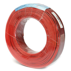 100m 2x0.50mm Audio Cable Loudspeaker Speaker Wire Black/Red HiFi Car Motorcycle