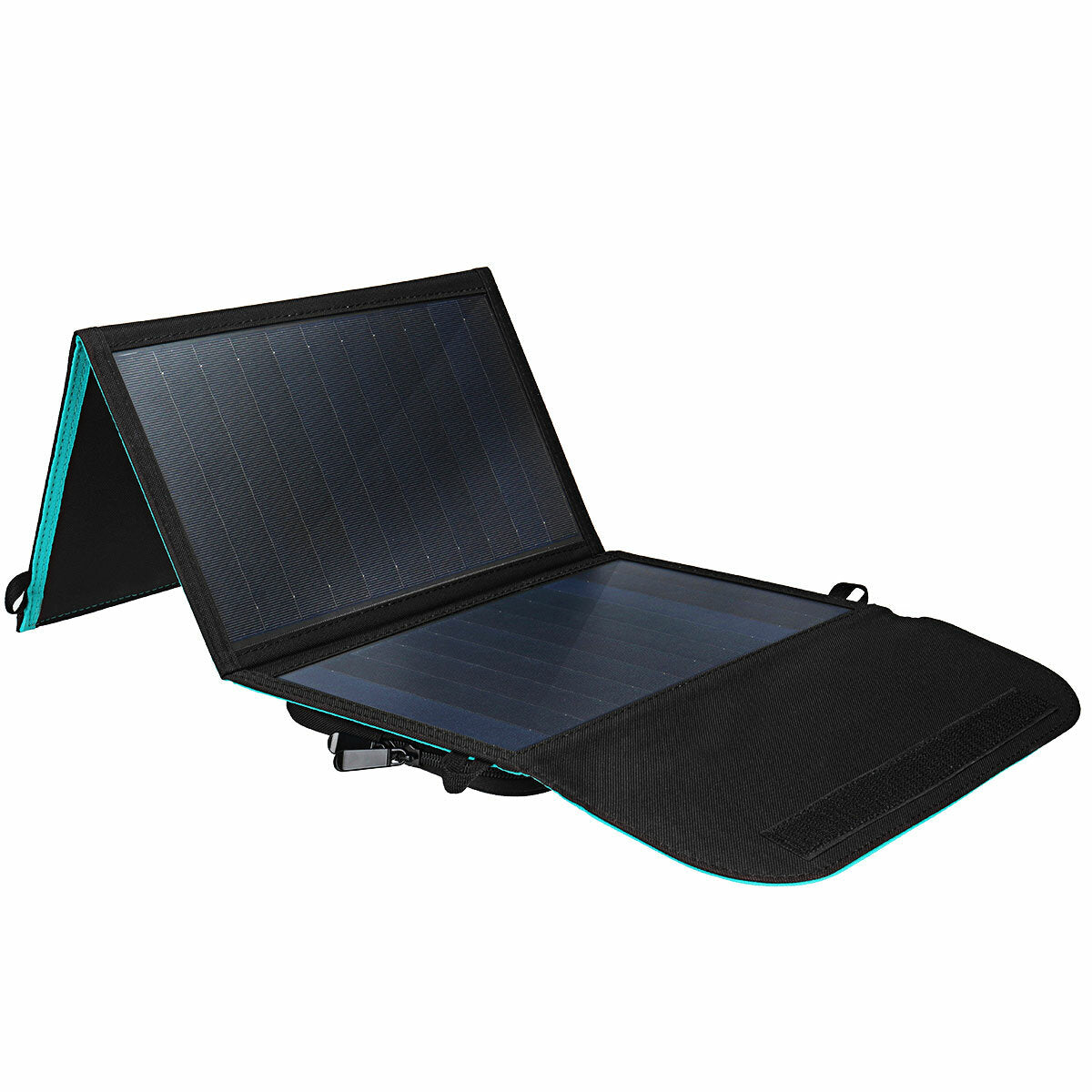 30W 18V Foldable Waterproof Shingled Solar Panel - Portable Monocrystalline Charger for Car, Camping, Phone