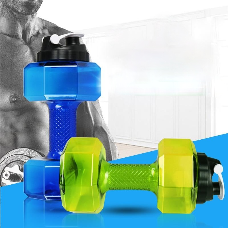 Large Capacity Plastic Dumbbells for Gym, Sports, Fitness, Camping, and Cycling