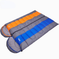 Large Winter Sleeping Bag for Adults - Warm Envelope Blanket for Camping, Hiking, and Tourism