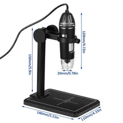 1600X USB Digital Microscope with LED Magnifier for Medical and Beauty Industry