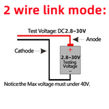 0.28in DC LED Digital Voltmeter 0-100V Auto Car Mobile Power Voltage Testing Detector