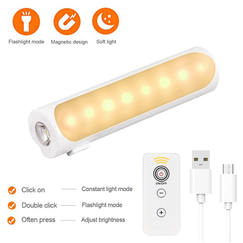 2-in-1 LED Night Light & Flashlight with Motion Sensor for Wireless Closet Lighting