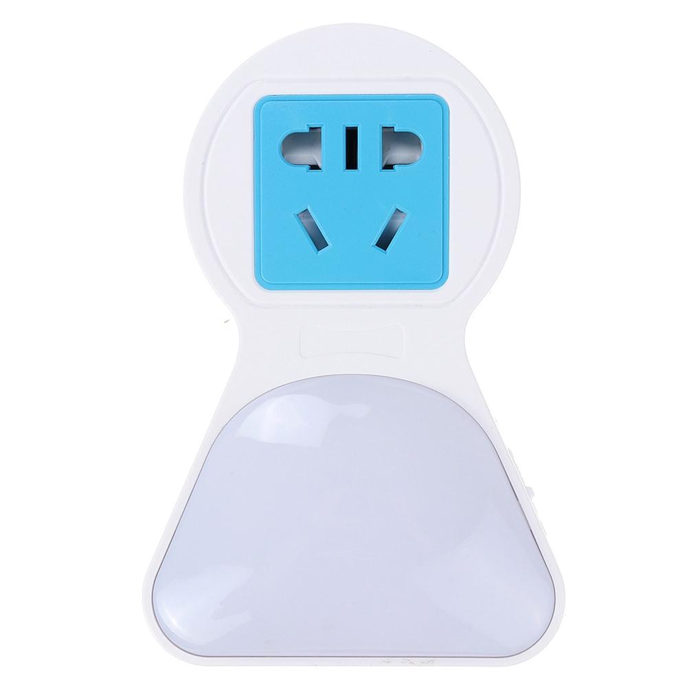 5A 9 LED Plug Socket Lamp with USB Charging, Plug-in Wall Hallway Night Light, US/EU Plug