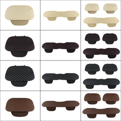 Universal PU Leather Car Seat Cushion Cover - Breathable, Protective, and Comfortable