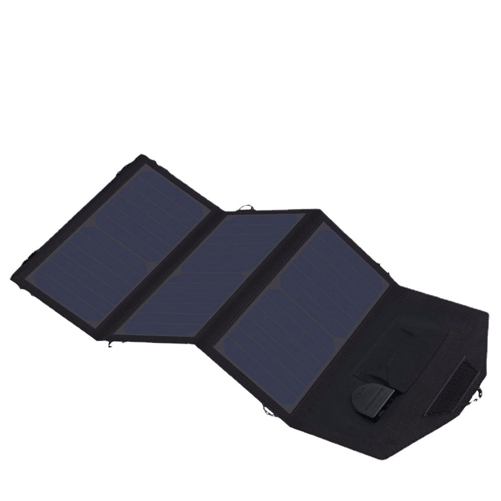 18V 21W Waterproof Foldable Solar Charger for 12V Car Battery & Mobile Phone - Ideal for Outdoor Hiking