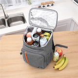 18L Large Capacity Insulated Leak-Proof Lunch Backpack - Cool/Warm Thermal Picnic Bag for Food & Beverage Storage