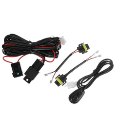 12V Fog Light Wiring Harness Kit for Chevy Silverado 2500/2500HD/3500HD, 2007-2014