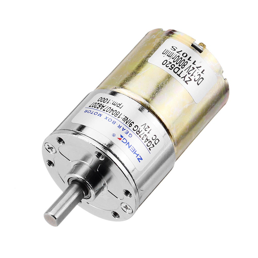 12V DC Gear Reduction Motor - 1000RPM