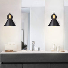 220V Adjustable LED Wall Light Fixture with Lampshade for Dining Room - Bulb Not Included