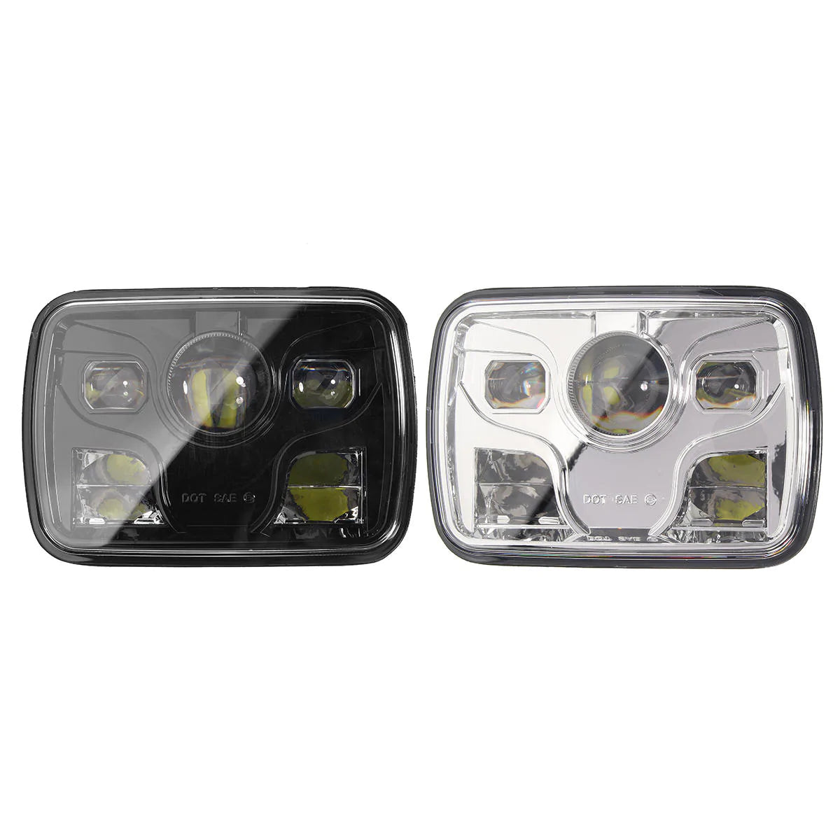 7x6" LED DRL 32W HID Bulbs High/Low Beam Front Headlight Assembly