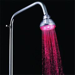 Color-Changing LED Anion Spa Shower Head with Temperature Control - High Pressure & Water Saving