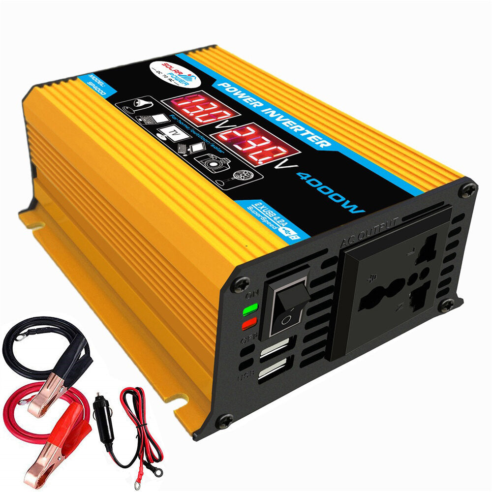 1200W Car Power Inverter - High Efficiency, Portable, and Reliable