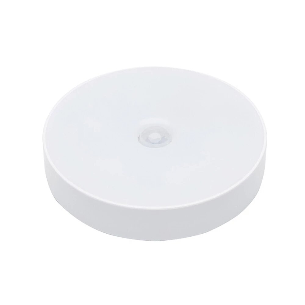 6 LEDs PIR Motion Sensor Night Light - Auto On/Off, USB Rechargeable, Wireless for Bedroom, Stairs, Cabinet, Wardrobe