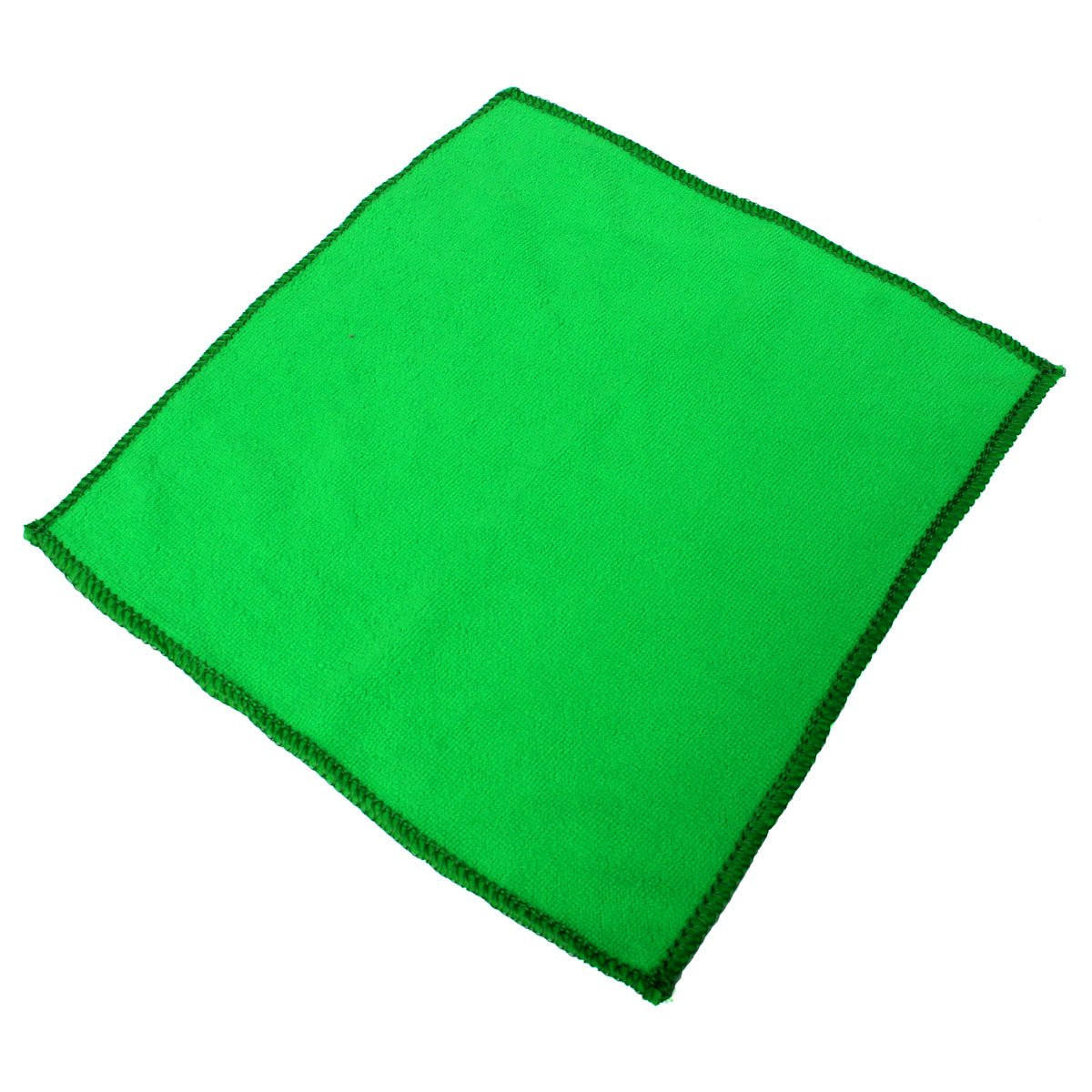 10pcs Green Microfiber Cleaning Cloths - Soft Car Care Duster Towels 29x29cm