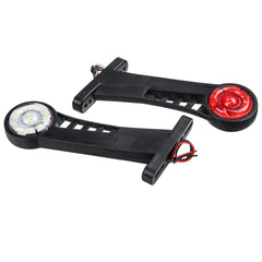2PCS LED Side Marker Lights for Recovery, Trailer, Truck, Lorry, Van - Outline Lamp Stalk