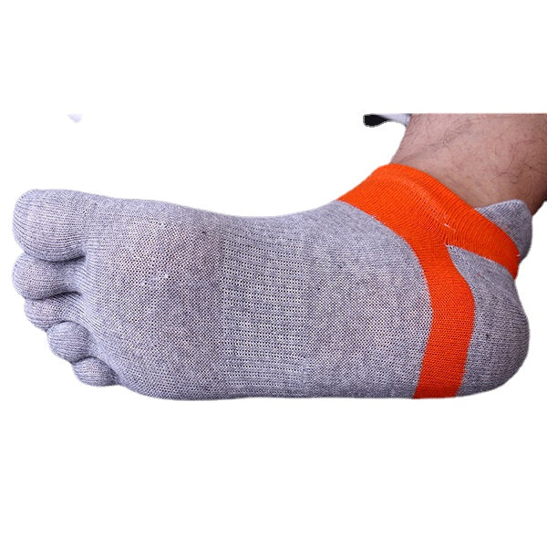 Five Toes Sports Outdoor Anklet Socks - Deodorant, Anti-bacterial, Thick, Comfortable, Casual