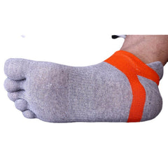 Five Toes Sports Outdoor Anklet Socks - Deodorant, Anti-bacterial, Thick, Comfortable, Casual