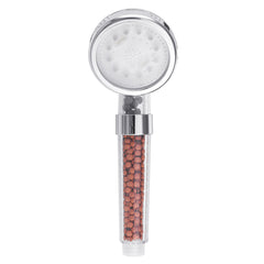 Water-Saving Spa Shower Head with Negative Ions, Handheld Nozzle, Filter, and Hose